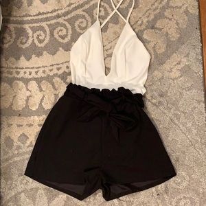 Black and white romper!